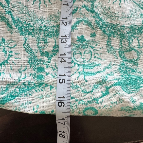CHRISTIAN DIOR Canvas Dioriviera Toile de Jouy Soleil Tote in Aquamarina